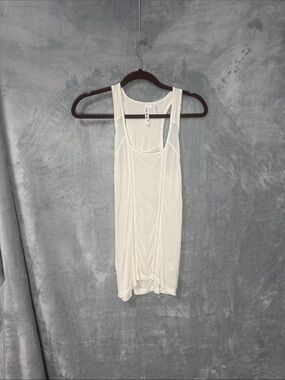 L.A.M.B. Cream Racerback Layering Tank